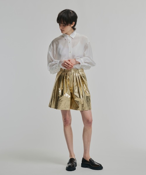 セール】メタリックタックショートパンツ【Made in Japan】（その他