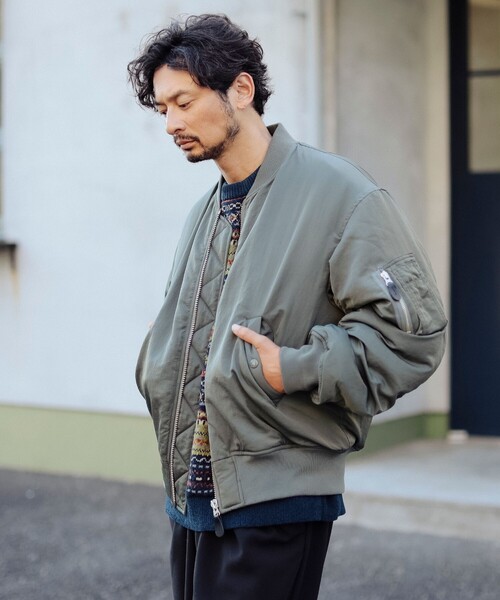 ジャイアンツ×BEAMS GB-1（MA-1）ジャケット Mサイズ ジャイアンツ