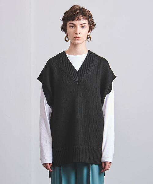 ATON（エイトン）の「別注＜ATON（エイトン）＞CO/CA ニットベスト