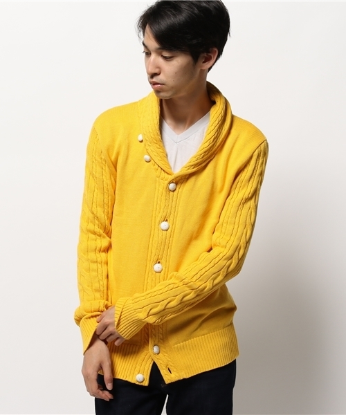 AKM（エイケイエム）の「AKM ショールカラーカーディガン