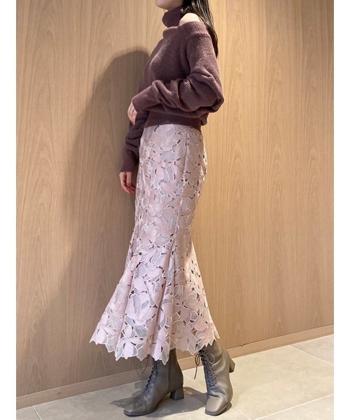 SNIDEL（スナイデル）の「マーメイドレーススカート（スカート）」 - WEAR