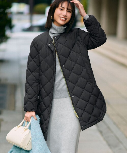 自宅で洗濯OK / 軽量で暖かい】TAIONコラボ 2WAY キルティングダウン