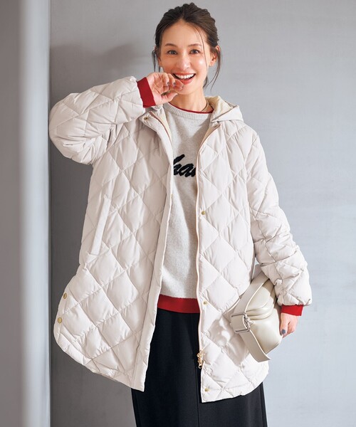 自宅で洗濯OK / 軽量で暖かい】TAIONコラボ 2WAY キルティングダウン