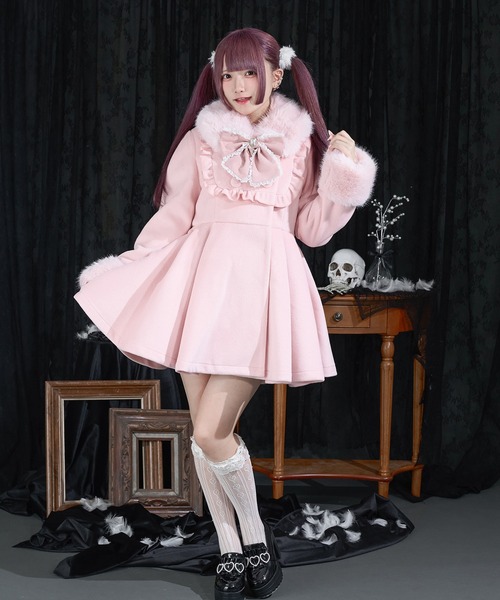 リボンプリンセスコート/地雷系 量産型（その他アウター）｜Pal elfy