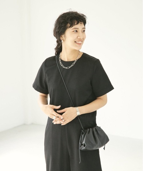 TODAYFUL（トゥデイフル）の「ハーフスリーブワイドコンビネゾン