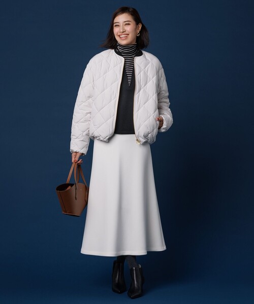 セール】【TAION×UNFILO】キルティングダウン ショート丈ブルゾン