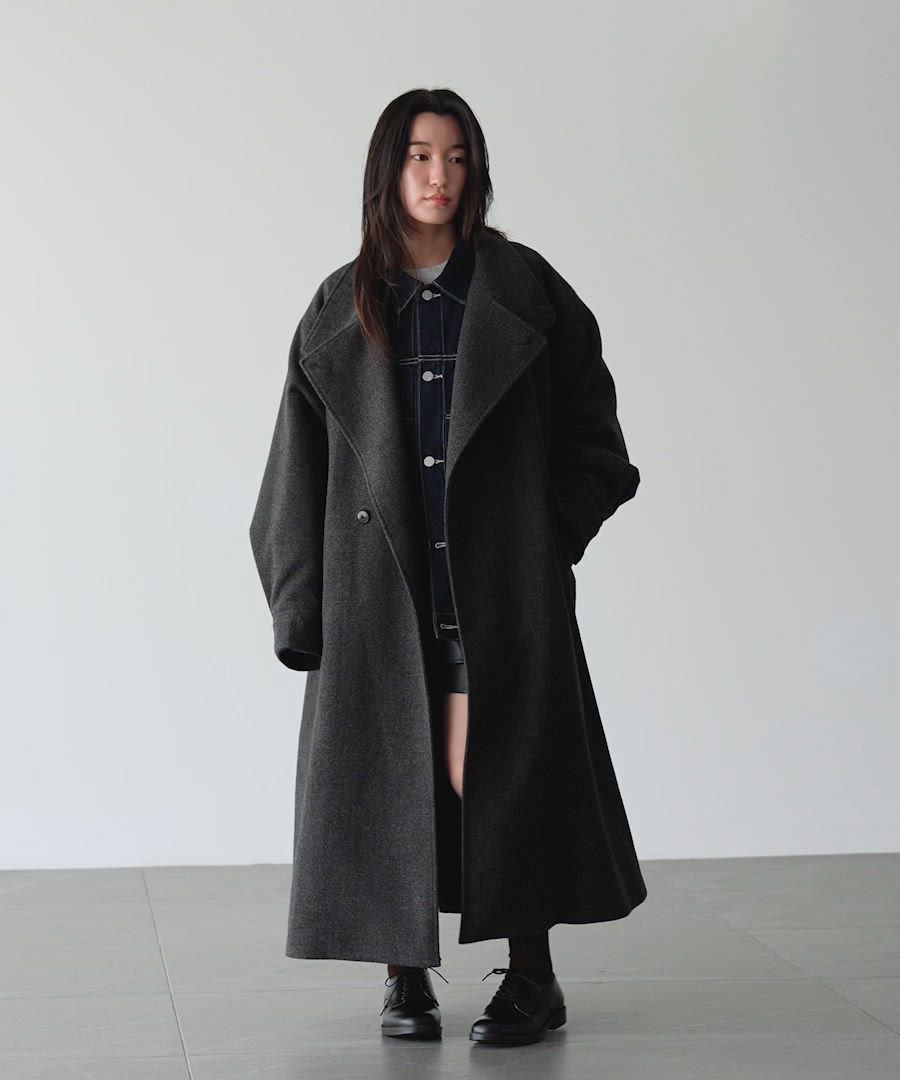 セール】【LFM(U)】ウールライクスタンドコート 494439（チェスター