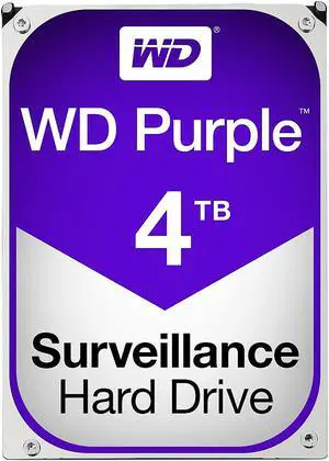 WD Purple 4TB Surveillance Hard Drive 5400 RPM 3.5
