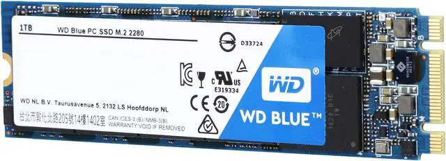 WD Blue M.2 1TB Internal SSD Solid State Drive - SATA 6Gb/s