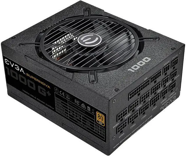 Refurbished: EVGA SuperNOVA 1000 G+, 80 Plus Gold 1000W, Fully