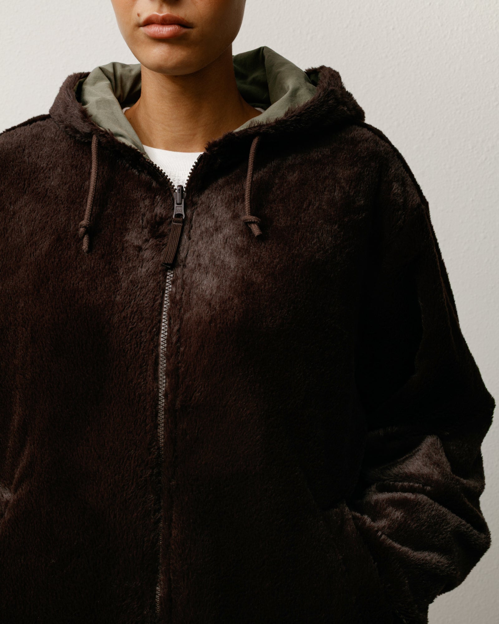 Reversible Hooded Jacket – Brown | Outerwear | Stüssy Canada