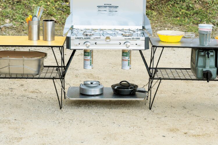 ユニフレーム2025年新商品「フィールドラック システムラック