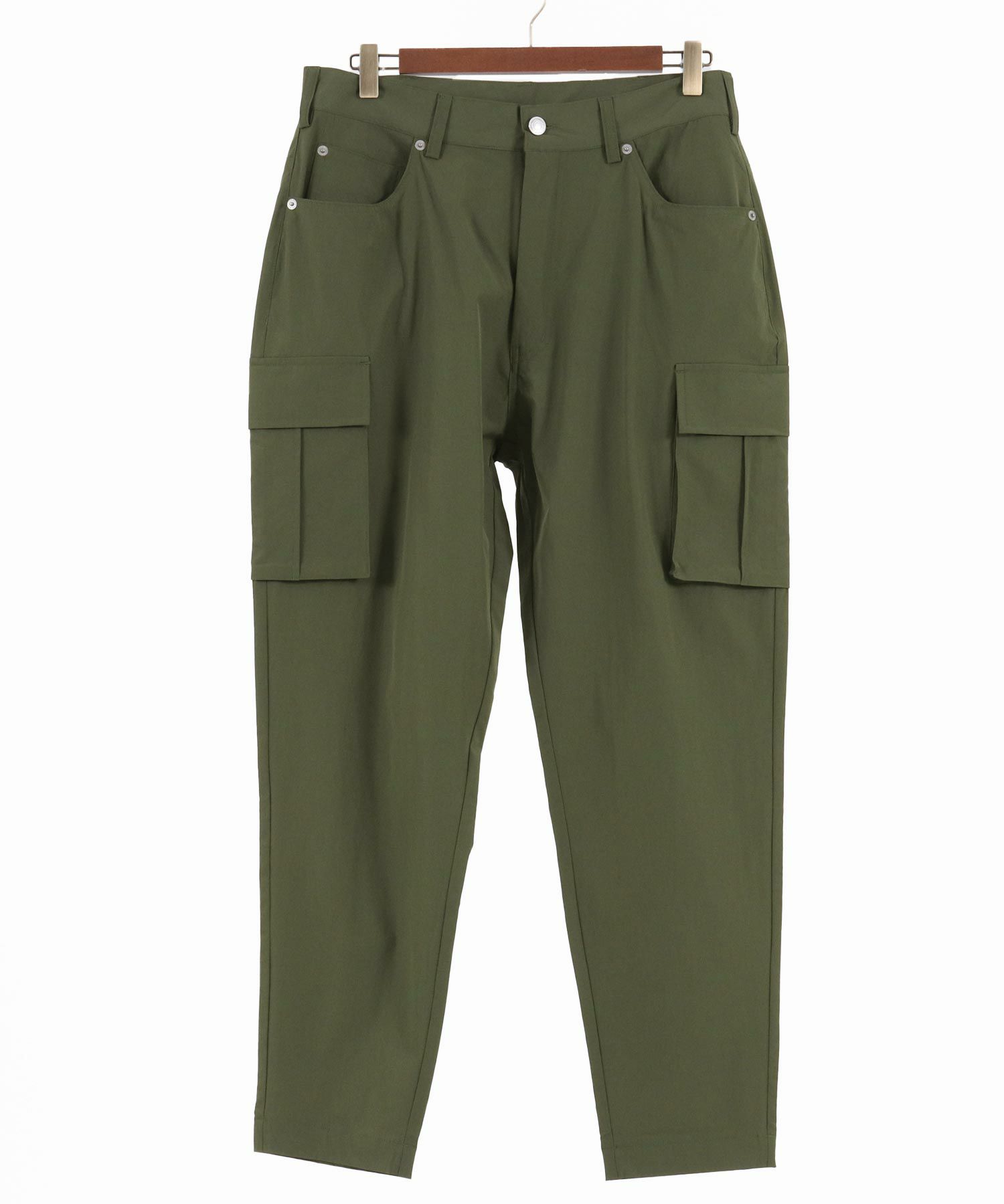 50%OFF【CAMBIO(カンビオ)】ナイロンストレッチバルーンテーパード