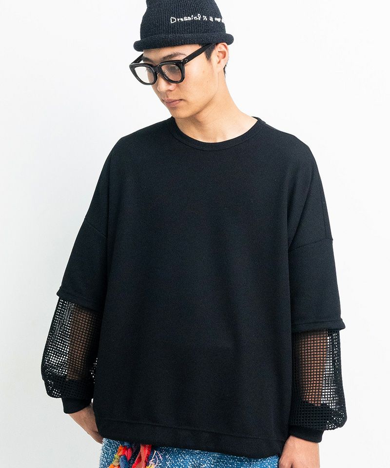 masterkey(マスターキー)】HUSTLER ワッフルスウェット(MK25S-C-19