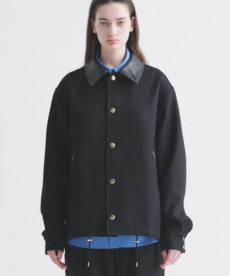 30%OFF【CULLNI(クルニ)】Chambray Gabardine Dot Button Coach Jacket