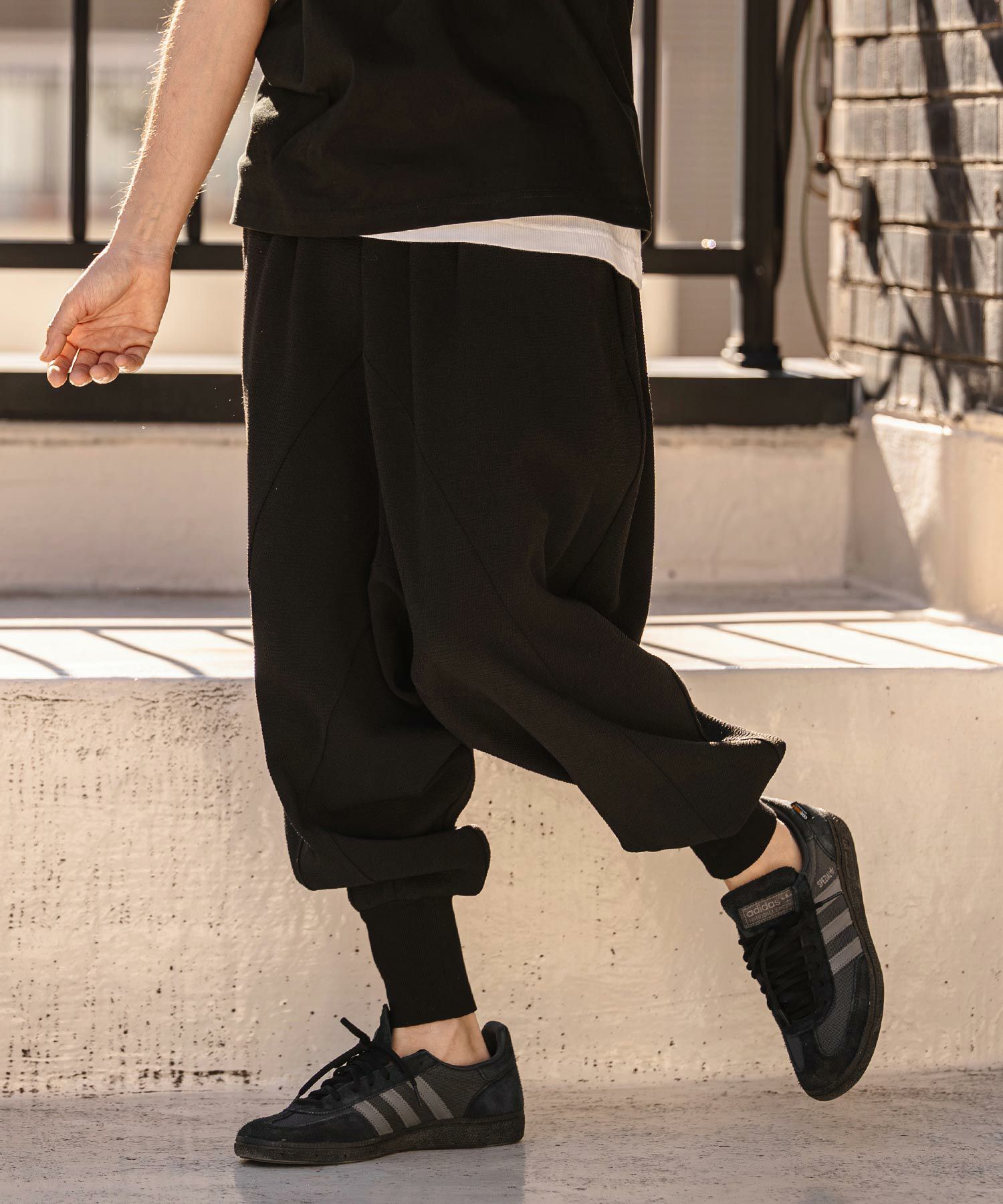CAMBIO(カンビオ)】Sarouel Jogger Pants サルエルジョガーパンツ