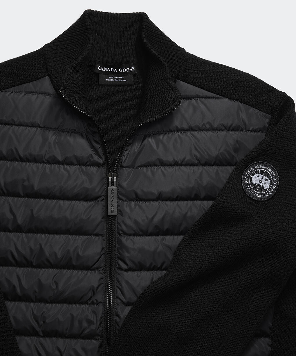 ハイブリッジ ニット ジャケット ブラックレーベル(6830MB)｜カナダ