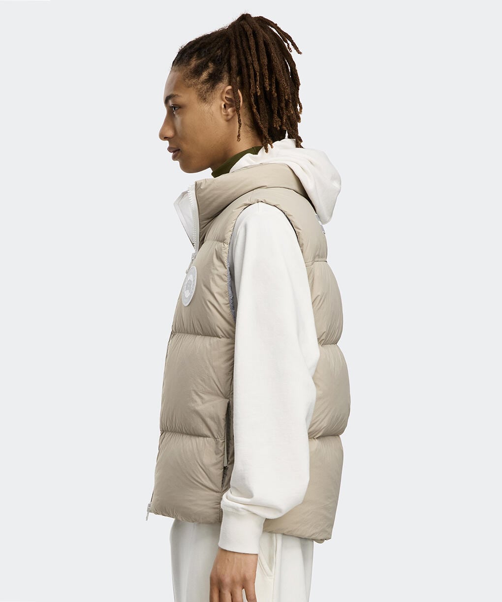 ローレンス パッファー ベスト ホワイトディスク(2804MW)｜カナダ