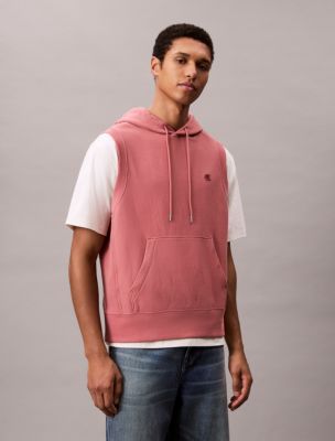Cotton Terry Relaxed Sleeveless Hoodie | Calvin Klein® USA
