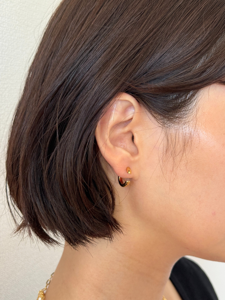 MARIA BLACK マリアブラック Disrupted 14 Hoop Gold フープ 片耳