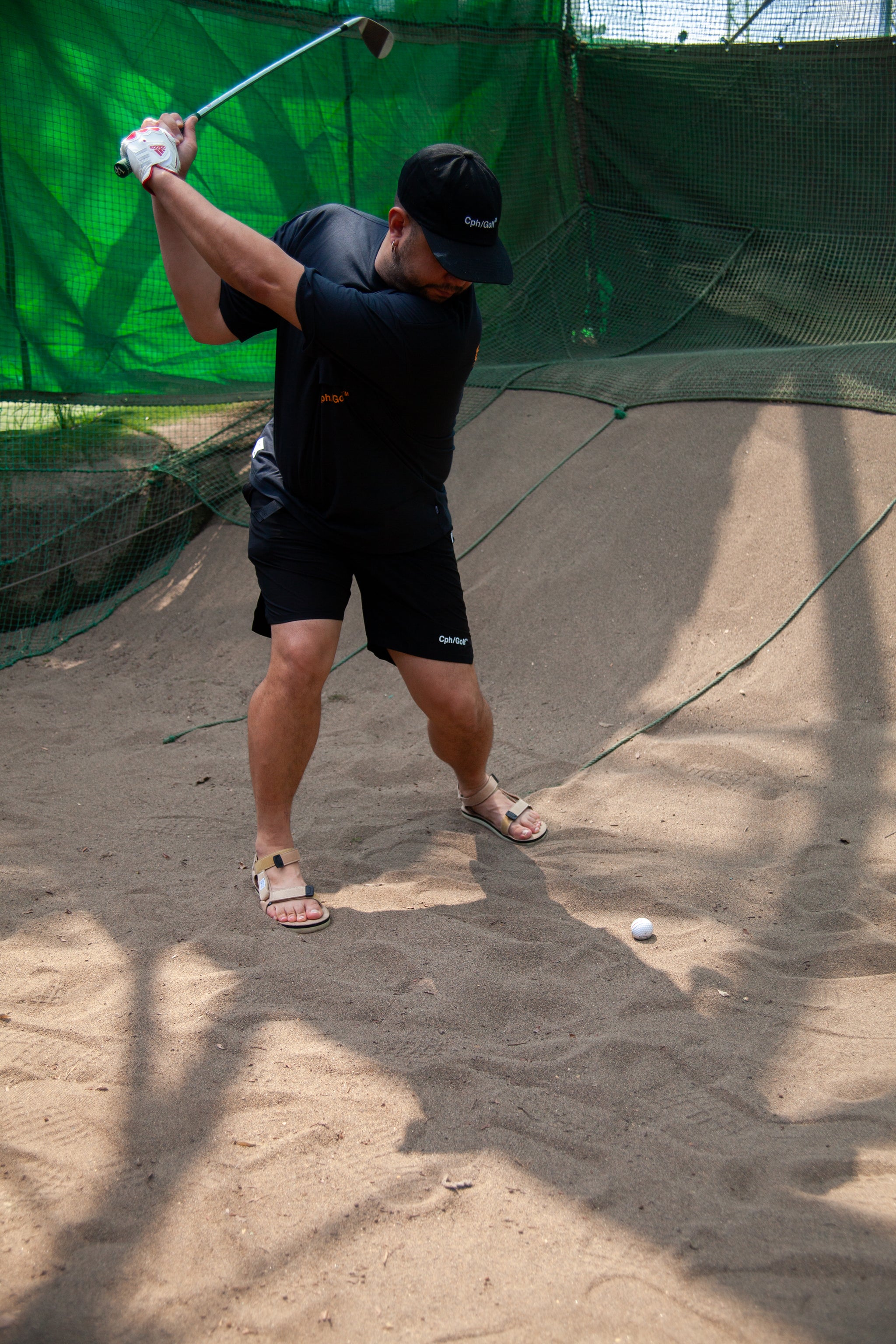 SHELTECH × Cph Golf #BUNKER IS HELLM MOCK NECK TEE BLACK – Cph/Golf™︎