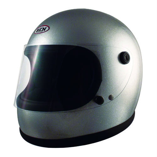 TNK B60 ヴィンテージフルフェイスヘルメット ラメシルバー | （株