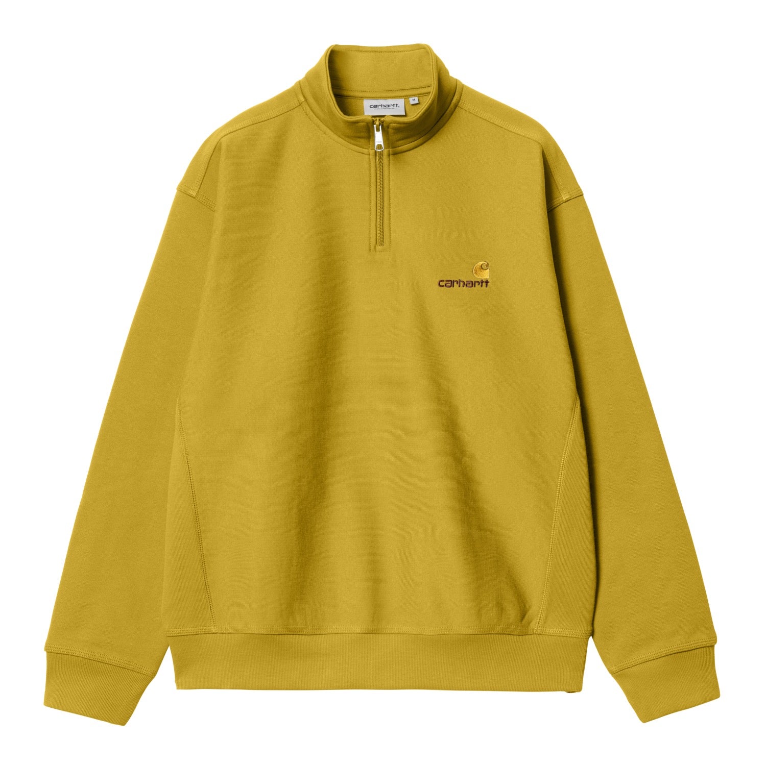 ハーフジップアメリカンスクリプトスウェットシャツ