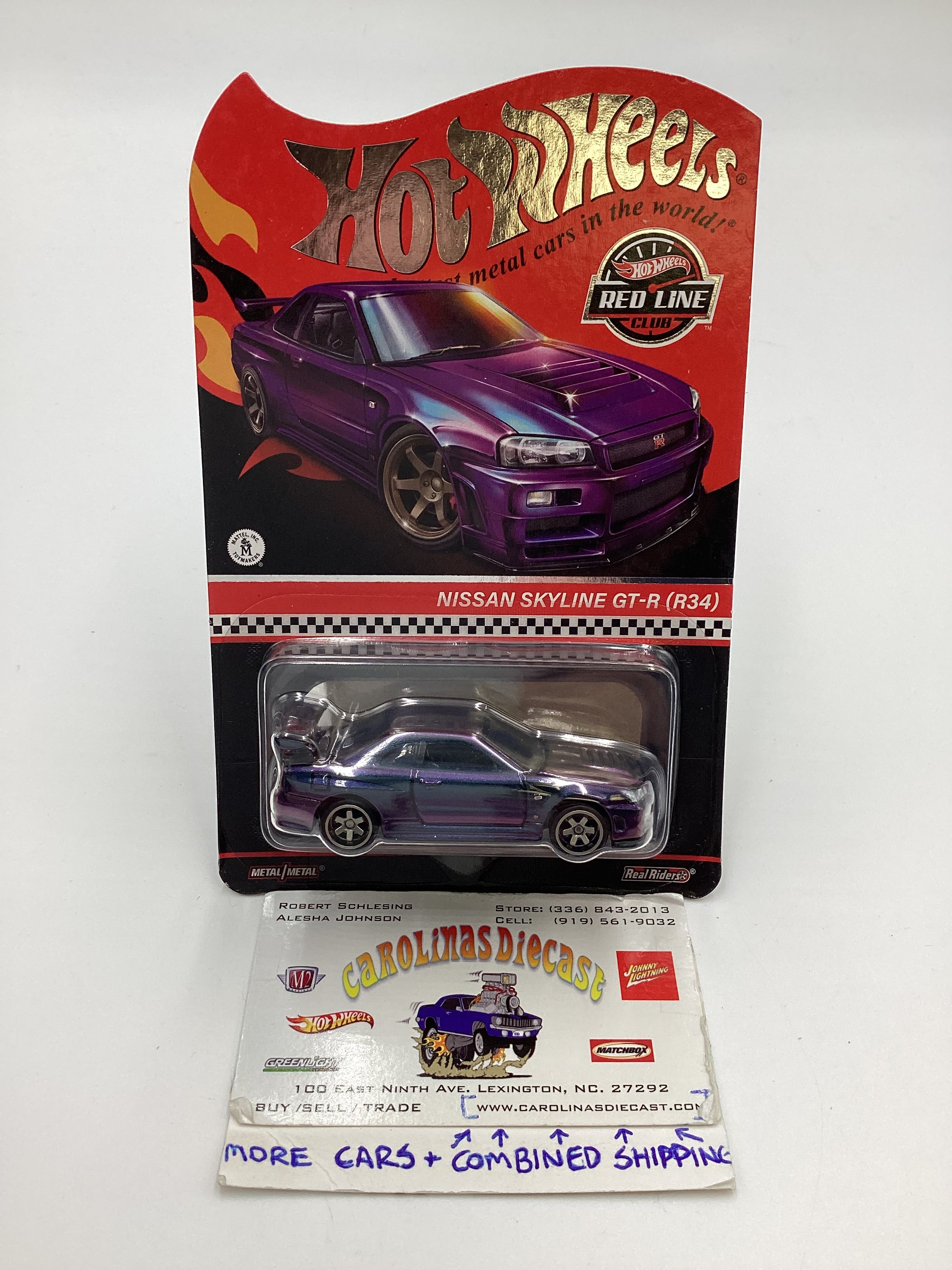 2024 Hot Wheels RLC Nissan Skyline GT-R R34 Chameleon W/Protector