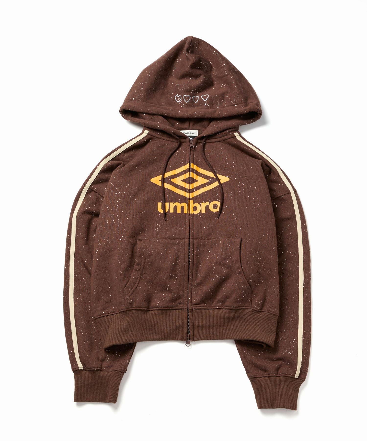 Casselini(キャセリーニ) 【UMBRO× Casselini】ロゴジップパーカー