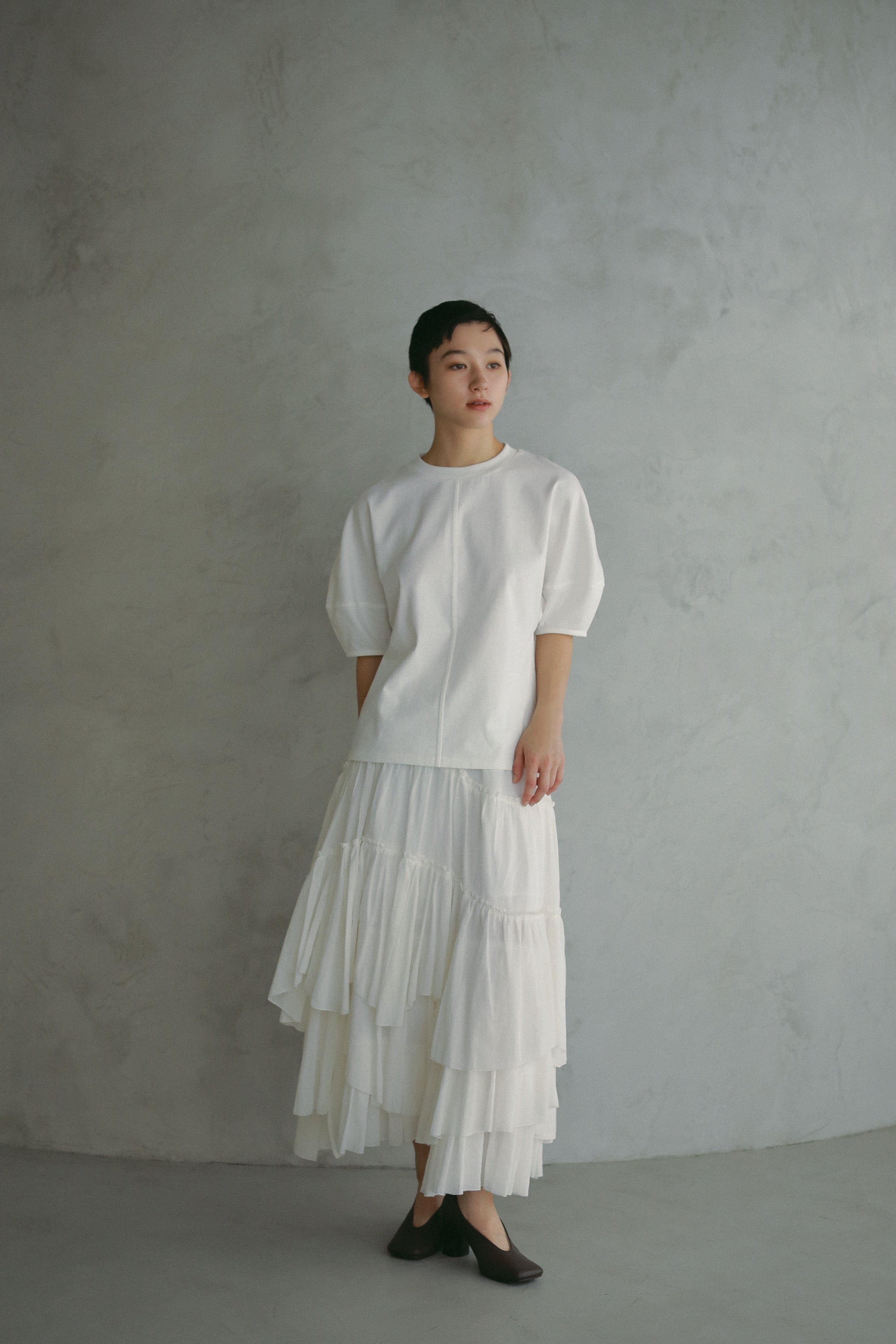 コットンティアードスカート – CASA FLINE