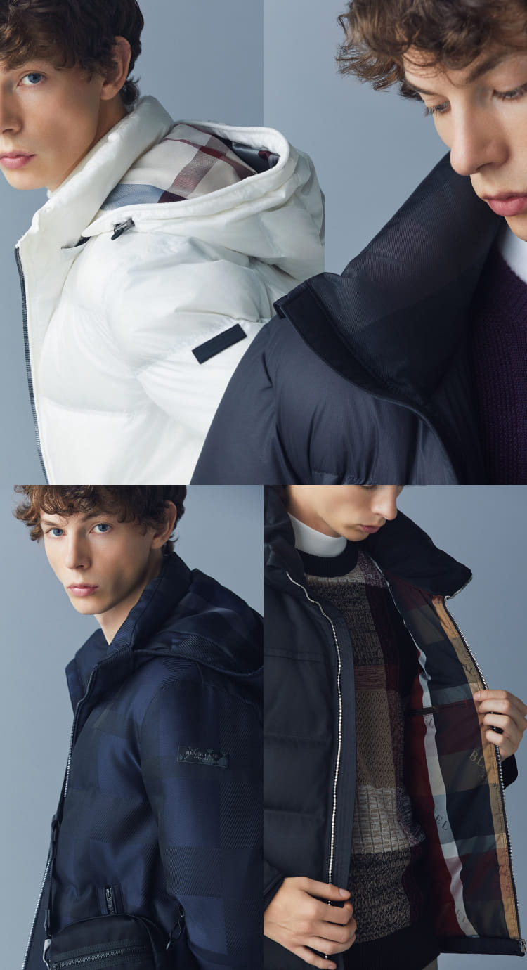 DOWN JACKET focus on the shell｜BLACK LABEL CRESTBRIDGE(ブラック