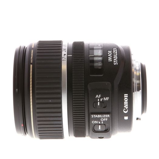 Canon EF-S 17-85mm f/4-5.6 IS USM Autofocus APS-C Lens, Black {