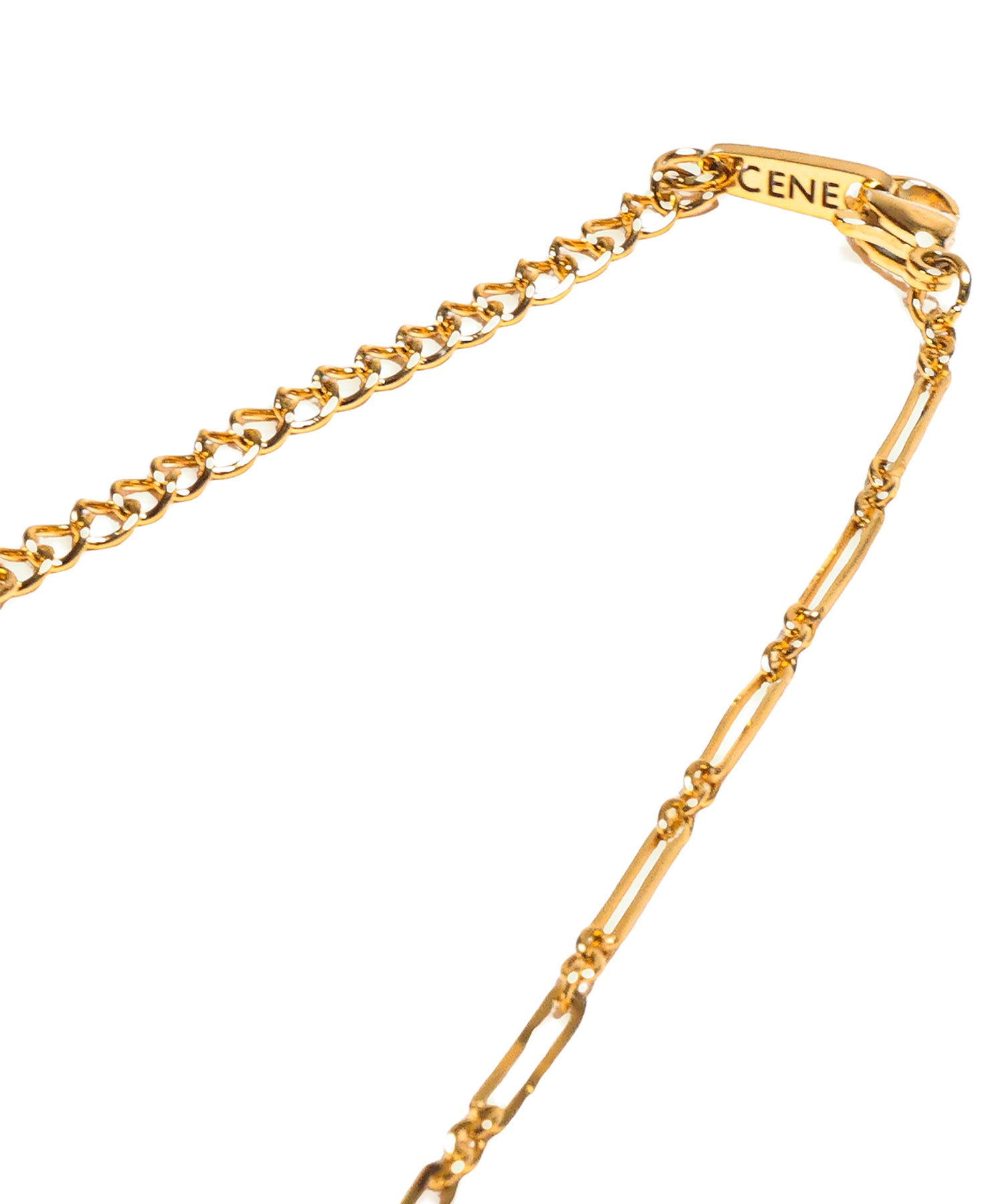 ゴールド]リンクチェーンネックレス