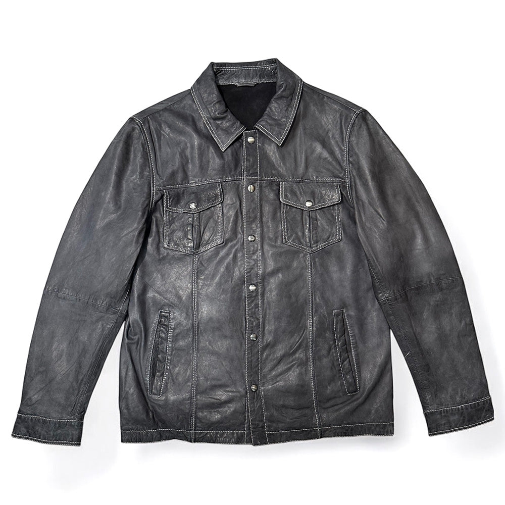 MISSANI LE COLLEZIONI New Leather Shirt Jackets 396428 | Cellini Uomo