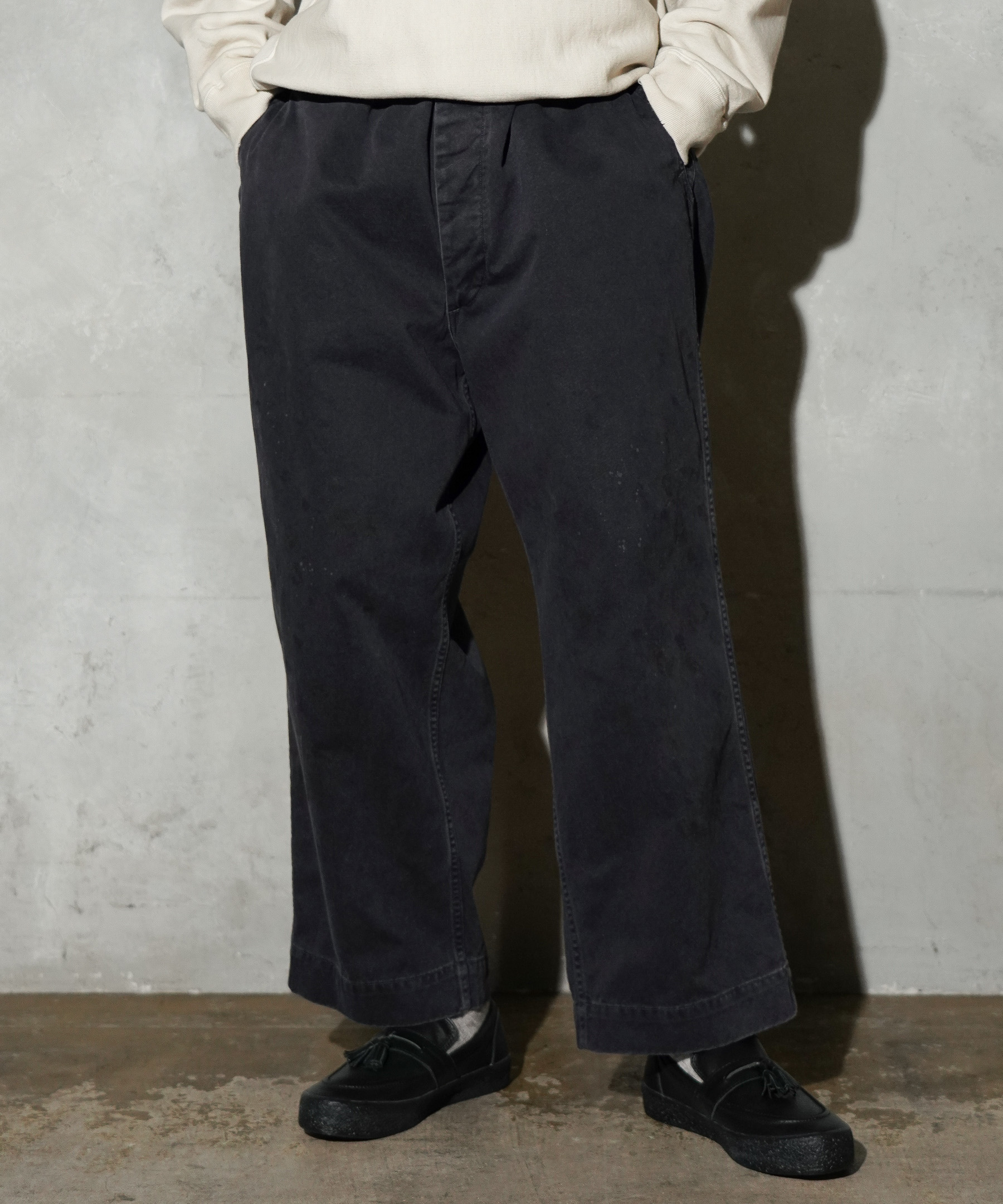 BOW WOW / BLACK WORK TROUSERS AGED – C.E.L.STORE NOTE