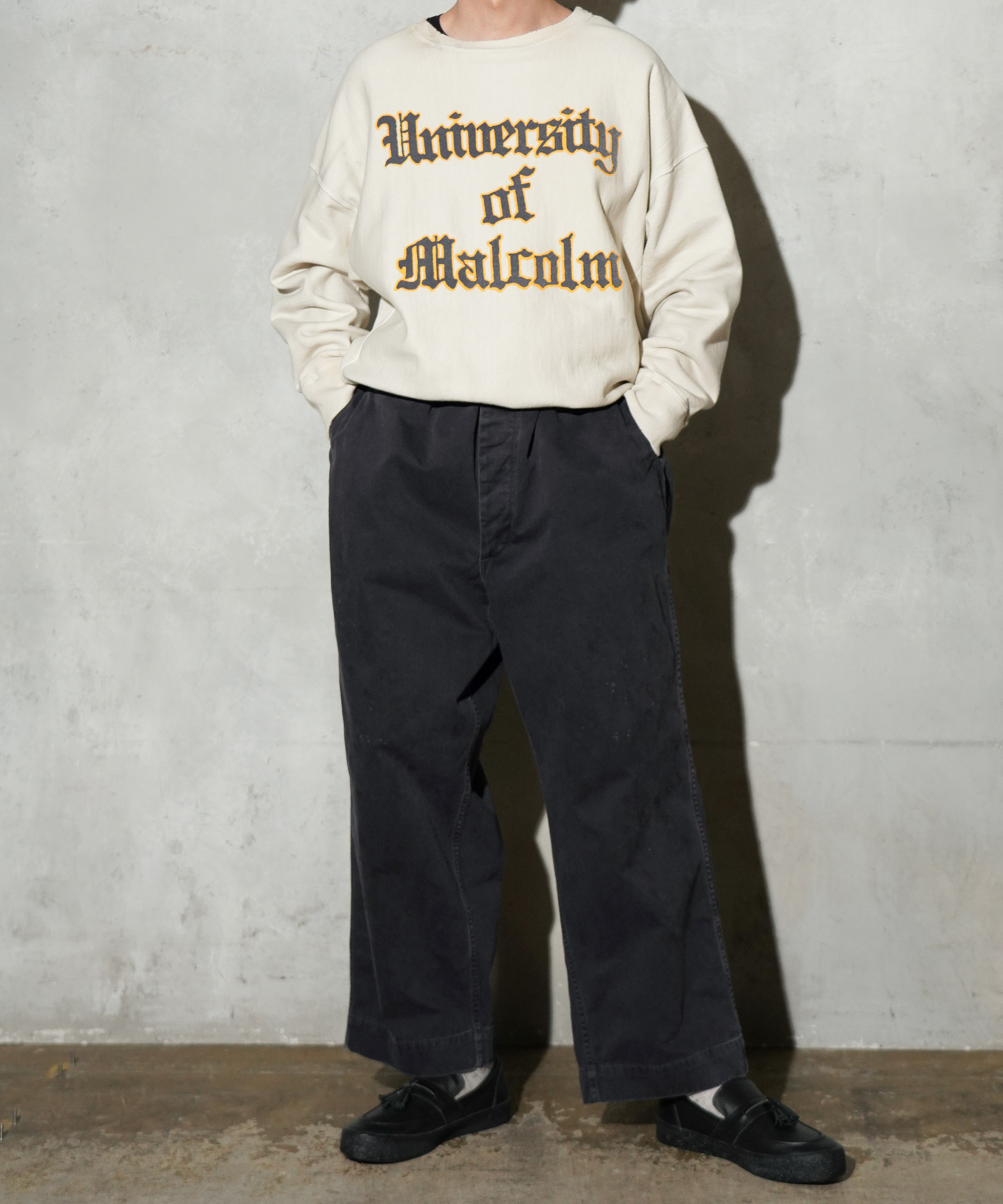 BOW WOW / BLACK WORK TROUSERS AGED – C.E.L.STORE NOTE
