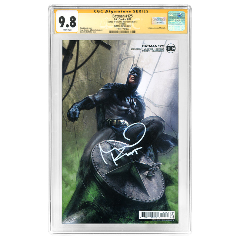 Michael Keaton Autographed 2022 Batman #125 Gabrielle Dell'Otto