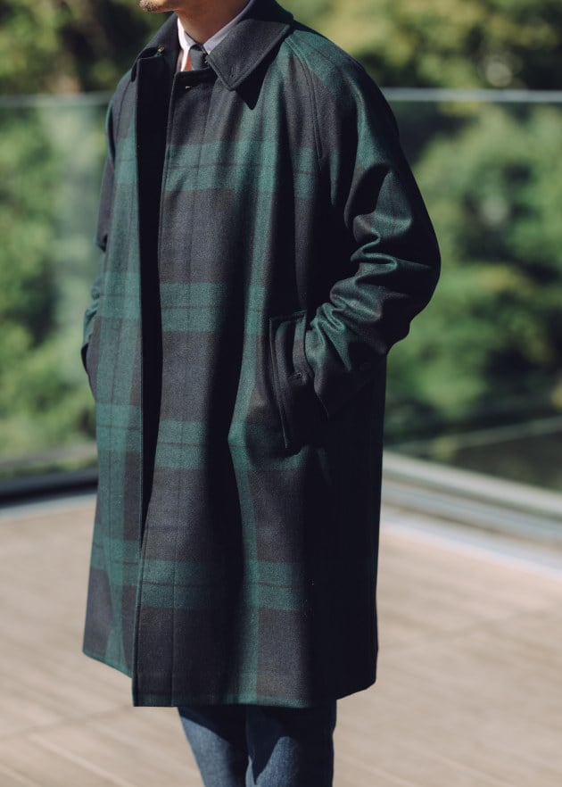 先見せエーダブ〜〈BEAMS F〉ブラックウォッチコート〜｜BEAMS F