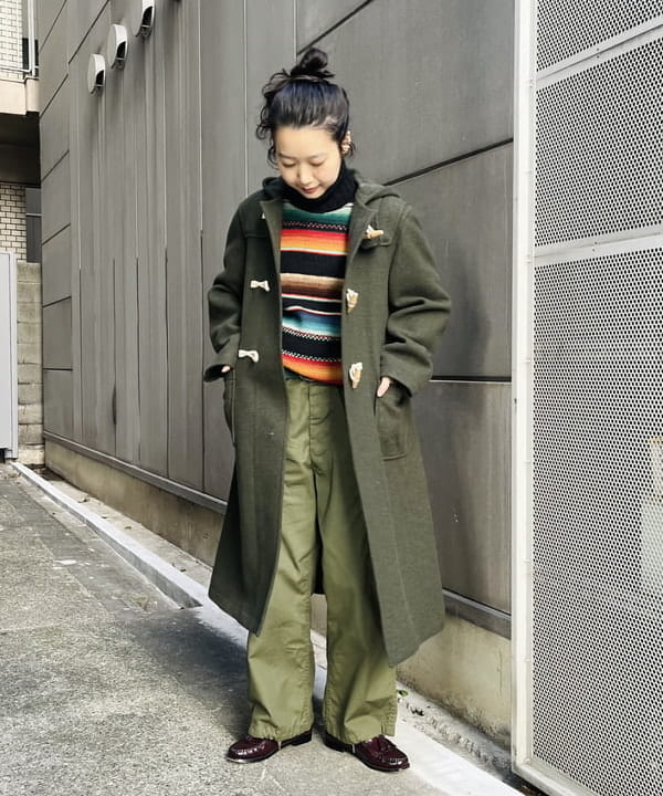 FIDELITY×BEAMS BOY ダッフルコート マルチカラー FIDELITY×BEAMS BOY