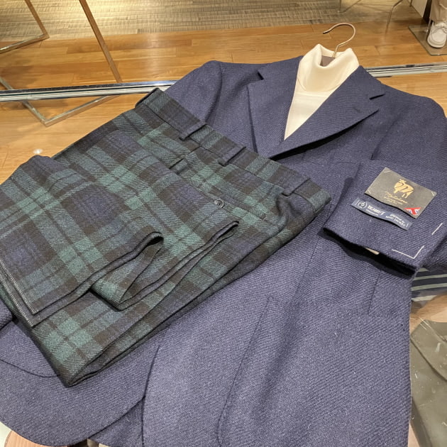 BERNARD ZINS＞ブラックウォッチ ワイドスラックス｜ビームス 立川｜BEAMS