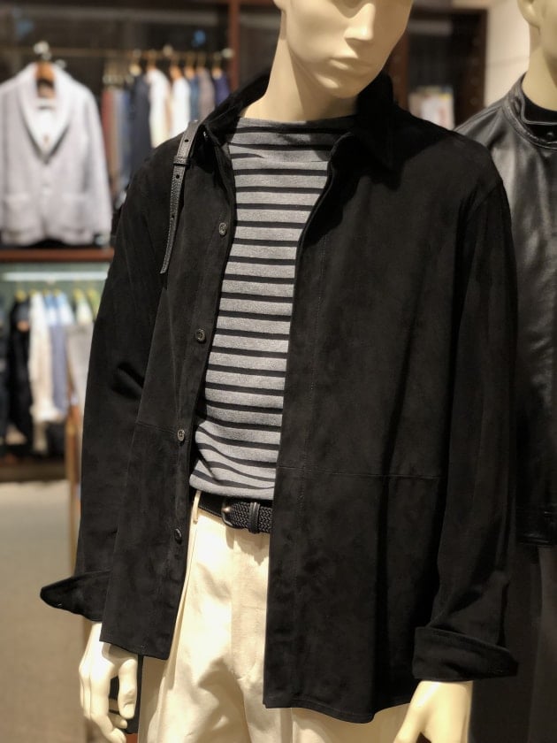 SAINT JAMES＞ & 別注＜EMMETI＞スエード シャツブルゾン｜ビームス