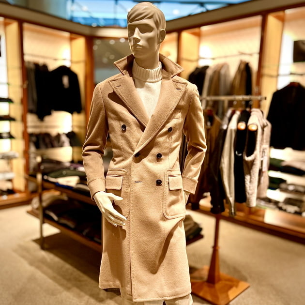 ラグジュアリーベビーキャメルポロコート。｜Brilla per il gusto