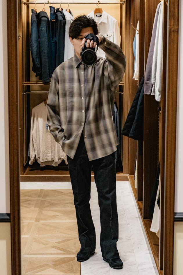 最近の買い物vol.144＜AURALEE＞洗える上質ウールのチェックシャツ