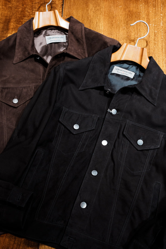 QUATTROCCHI（クアトロッキ）＞上品スエードで大人のトラッカー