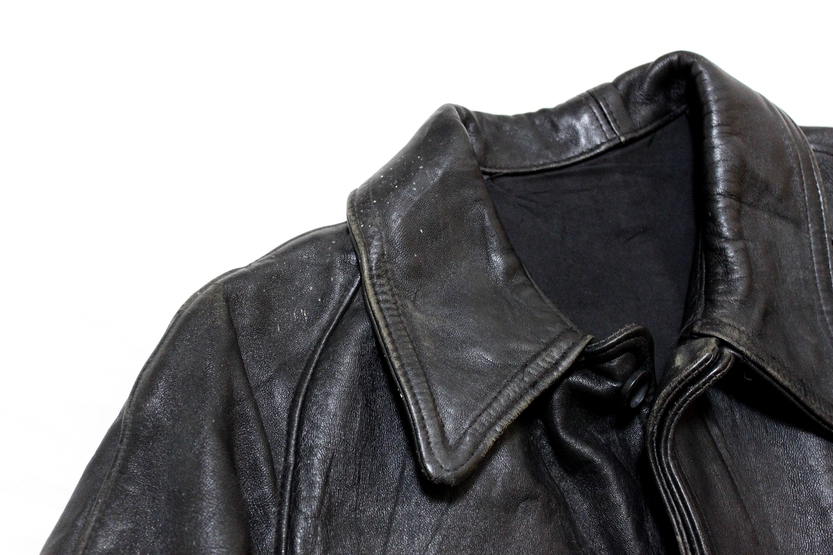 50s-60s GVF IMPERCUIR GRAULHET LEATHER JACKET / ヴィンテージ