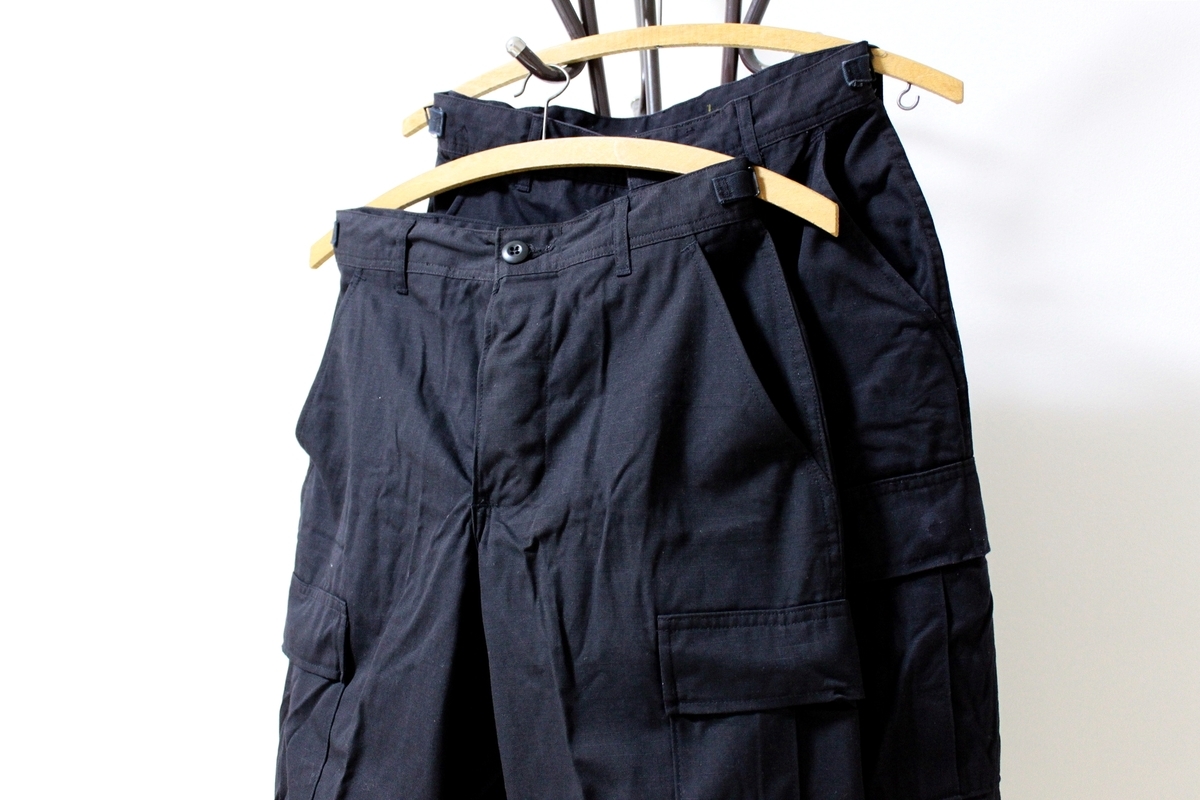 黒い古着 | 1997 US ARMY ''BLACK 357'' RIP-STOP TROUSERS X-SMALL