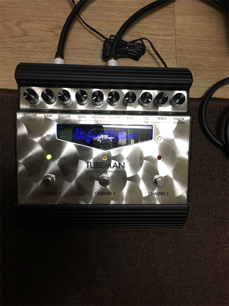 Hughes & Kettner TUBEMAN2 真空管交換/バイパスMod品 Hughes