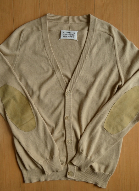 Martin Margiela ⑭ 07ss エルボーパッチ・カーディガン - マルテン