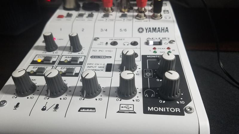 オーディオインターフェース YAMAHA AG06レビュー - 他人に甘く、自分