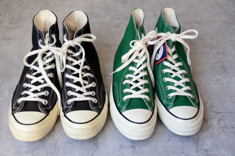 CONVERSE LGCY購入ついでにCT70と比較。サイズ感やデザインの違いは
